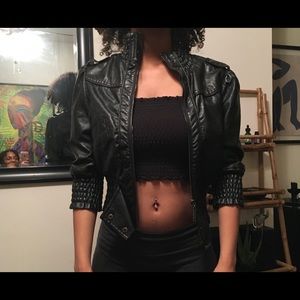 Leather jacket